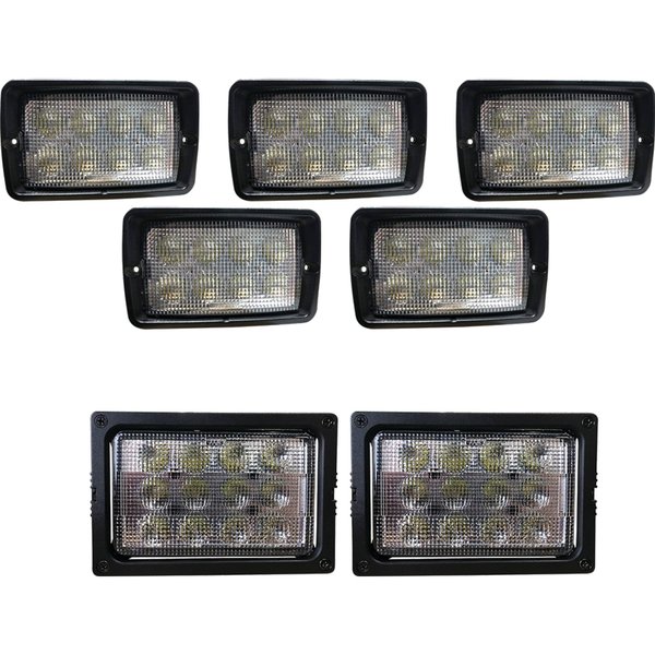 Tiger Lights 12V Upper Cab LED Light Kit For MacDon M105 Flood/Spot Combo Off-Road Light MacDonKit-1